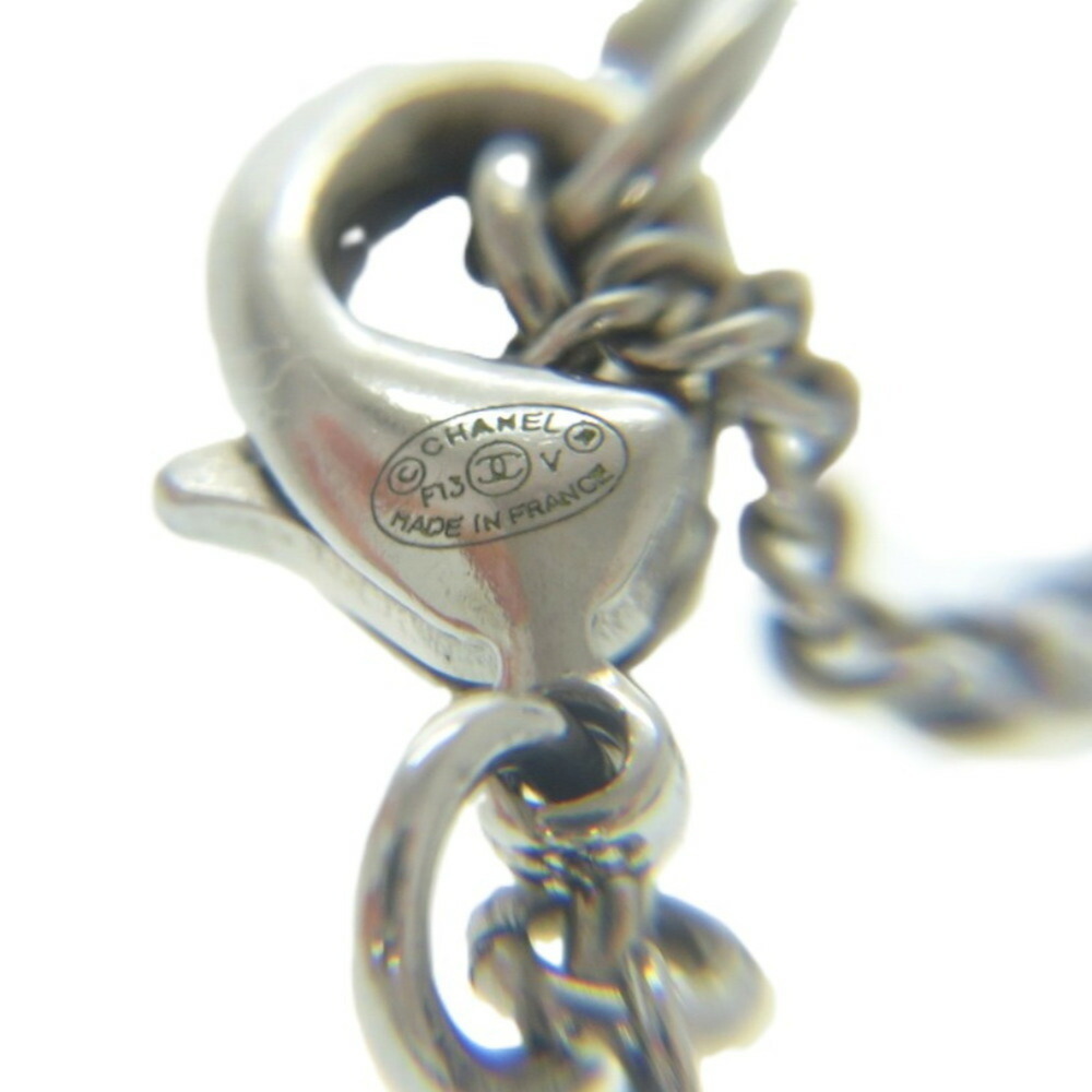 CHANEL Authentic Silver Logo Necklace - Picture 9 of 9
